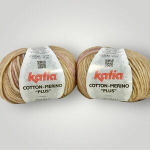 Katia Cotton-Merino Extra Fine Yarn 115yds each-Color 201